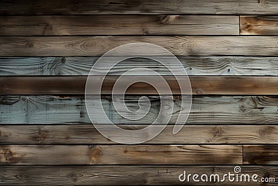 Aged shiplap wall with natural wood grain and vintage painted panel textures Stock Photo