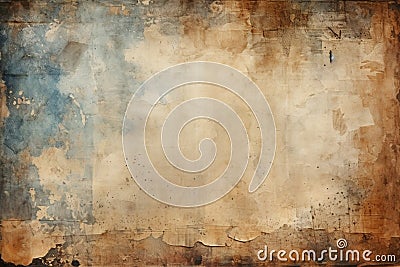 Aged texture background Old paper with stains, scratches, and vintage feel Stock Photo