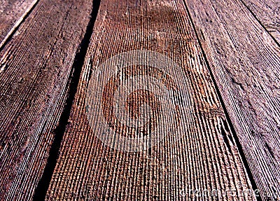 Old barn boards from up close Stock Photo