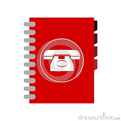 Agend design, Phone agend icon Vector Illustration