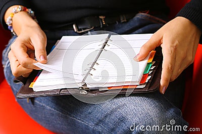 Agenda Stock Photo