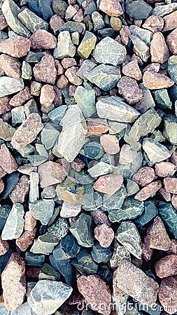 Aggregate rock background Stock Photo