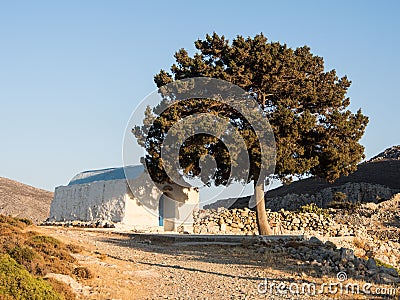 Aghios Ioannis church Stock Photo