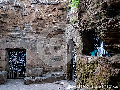 Agia Solomoni Catacomb Stock Photo