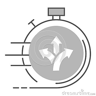 Agile arrows symbol. Flexibility and adaptability icon. Dynamic movement arrows. Adaptive navigation symbol. Vector Editable Stock Photo