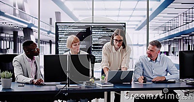 Agile Pair Programming And Extreme Coding Stock Photo