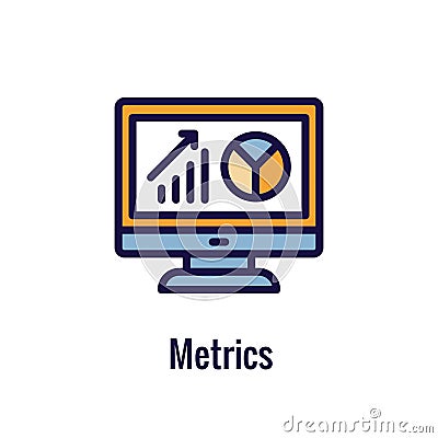 Agile Scrum Process, development icon Vector Illustration