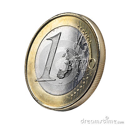 Euro coin Stock Photo