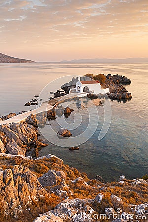 Agios Isidoros, Chios island. Stock Photo