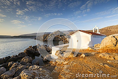 Agios Isidoros, Chios island. Stock Photo