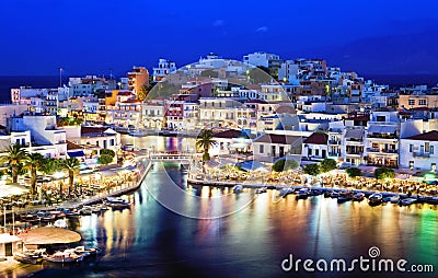 Agios Nikolaos. Stock Photo