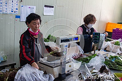 Agricultural Cooperatives in Republic of Korea villages Editorial Stock Photo