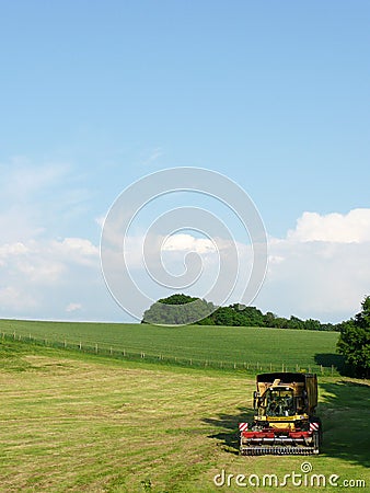 Agricultural machine Stock Photo