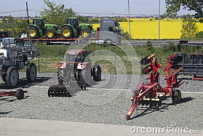 Farm machinery Editorial Stock Photo