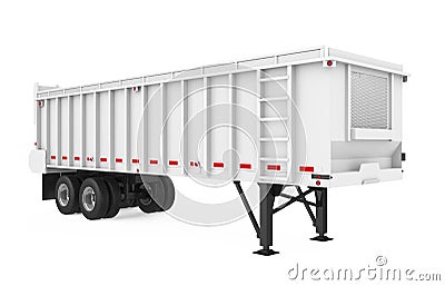 Agricultural Trailer Isolated Stock Photo