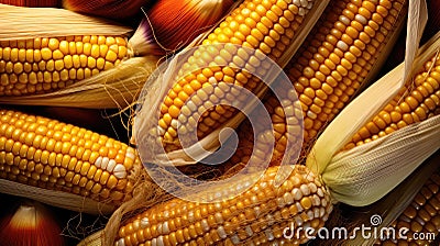 agriculture cornic gra Cartoon Illustration