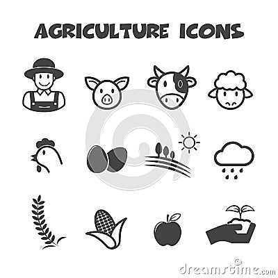 Agriculture icons Vector Illustration