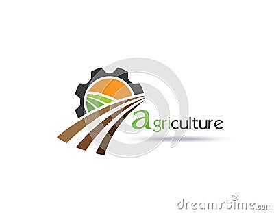 Agriculture Logo Template Design. Icon, Sign or Symbol Vector Illustration