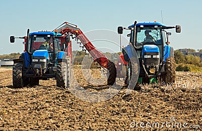 Agriculture machines Stock Photo