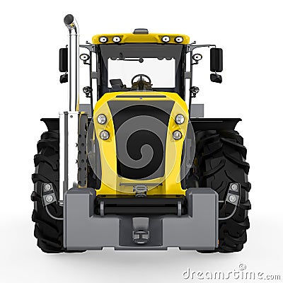 Agriculture Tractor Isolated Stock Photo