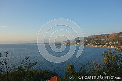 Agropoli port on the Cilentan coast, Italy Stock Photo