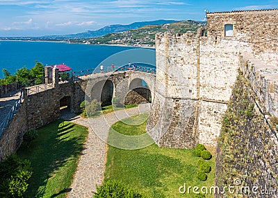 Agropoli on a sunny summer day. Salerno, Cilento, Campania, Italy. Stock Photo