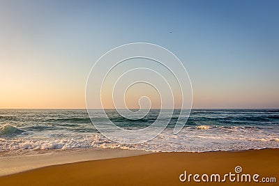 Aguda beach in Sintra, portugal Stock Photo