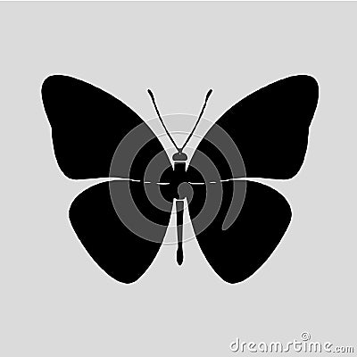 Butterfly Silhouette vectors images Vector Illustration