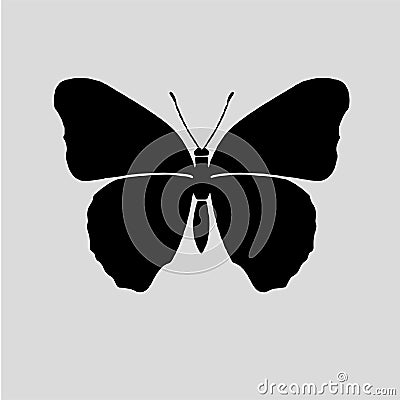 Butterfly Silhouette vectors images Vector Illustration