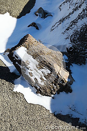 Ah-Shi-Sle-Pah Wilderness Study Area in winter ,New Mexico Stock Photo