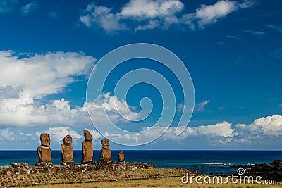 Ahu Vai Uri Stock Photo