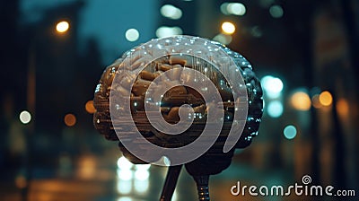 AI algorithms optimizing business decision making Stock Photo