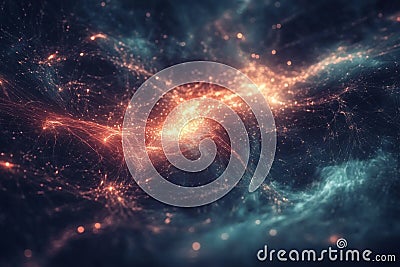 AI-Driven Cloud System Concept Stock Photo