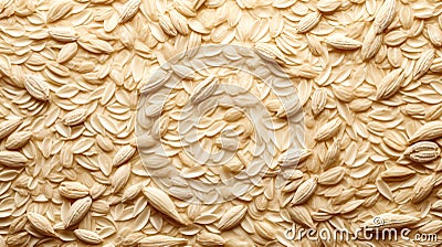 AI Generated Cozy Oatmeal Background Warm and Comfortable Feel Stock Photo