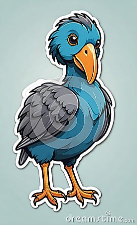 AI generated image of a Dodo bird Stock Photo
