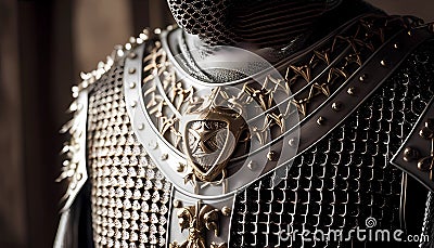 Intricate Chainmail Hau, Made with Generative AI Stock Photo