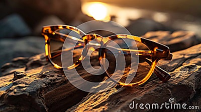 Photo of a pair of Glasses Stock Photo