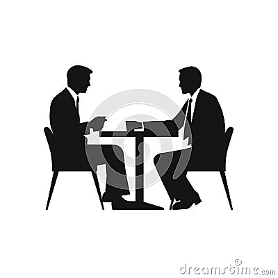Business meeting icon Stock Photo