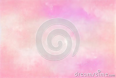 AI GENERATIVE, Closeup of a pastel pink background wall Cartoon Illustration