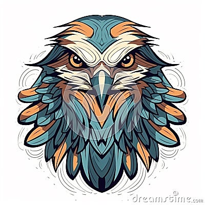 Falcon logo Stock Photo