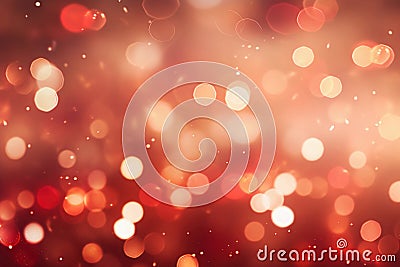 Ai generative. Christmas bokeh background Stock Photo