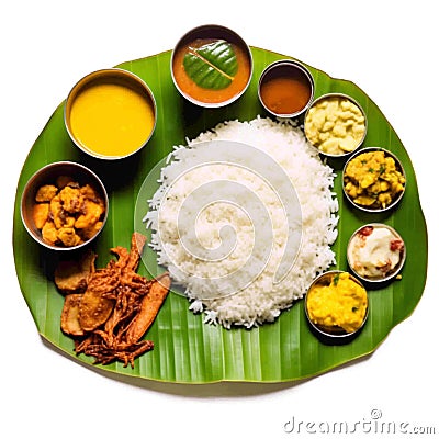 South Indian Meals Stock Photo