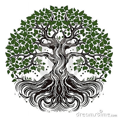 Tree logo Stock Photo