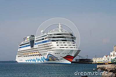 AIDA Cruise Ship Editorial Stock Photo