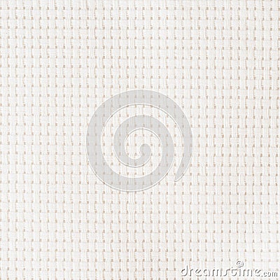 Aida fabric cloth for cross-stitch cross-stich embroidery handcrafts with square mesh pattern linen cotton canvas Stock Photo