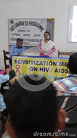 AIDS AWARENESS CAMP Editorial Stock Photo