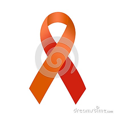 Aids awareness ribbon Stock Photo