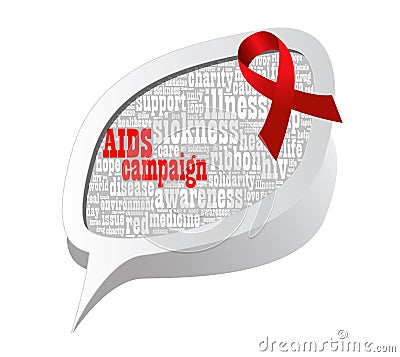 Aids campaign Stock Photo