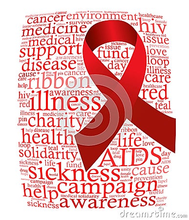 Aids campaign Stock Photo