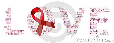 Aids campaign Stock Photo